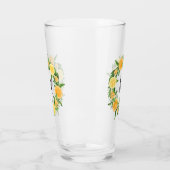 Monogram van de Waterverf van de  van de Lemon en  Glas (Links)