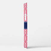 Monogram van de zeemacht van het fluitpatroon van Case-Mate iPhone case (Achterkant / Rechts)