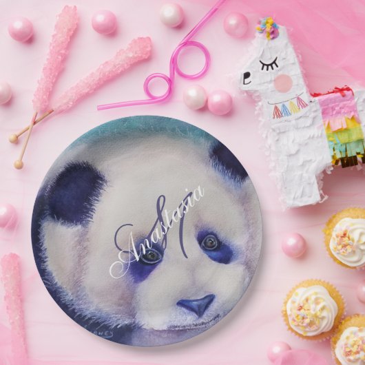 MONOGRAM VAN DE ZWARTE EN WITTE PARTIJ PAPIEREN BORDJE (Feest)