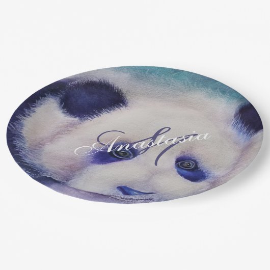 MONOGRAM VAN DE ZWARTE EN WITTE PARTIJ PAPIEREN BORDJE (Gekanteld)