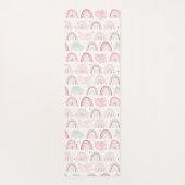 Monogram van het flessenpatroon yogamat (Achterkant)