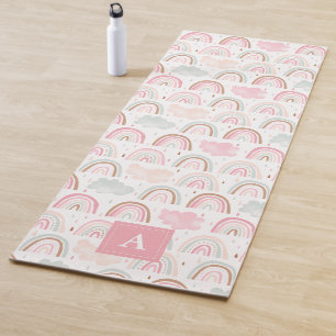 Monogram van het flessenpatroon yogamat