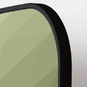 Monogram van het groene, geometrisch maaspatroon v pickleball paddle (Links Detail)