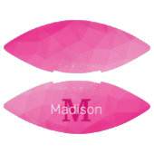 Monogram van het hete roze gradiënt van het Geomet American Football (Panelen)