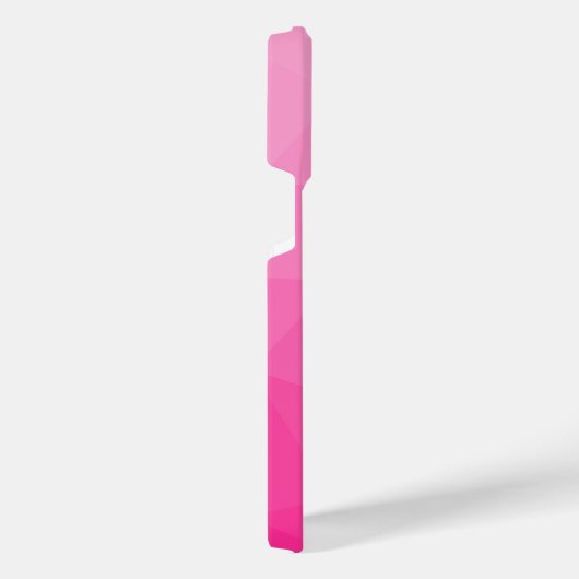 Monogram van het hete roze gradiënt van het Geomet iPhone Hoesje (Rechterkant)