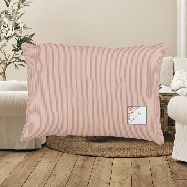 Monogram van het Manuscript van de Boterfly van de Accent Kussen (Creator heeft geüpload)