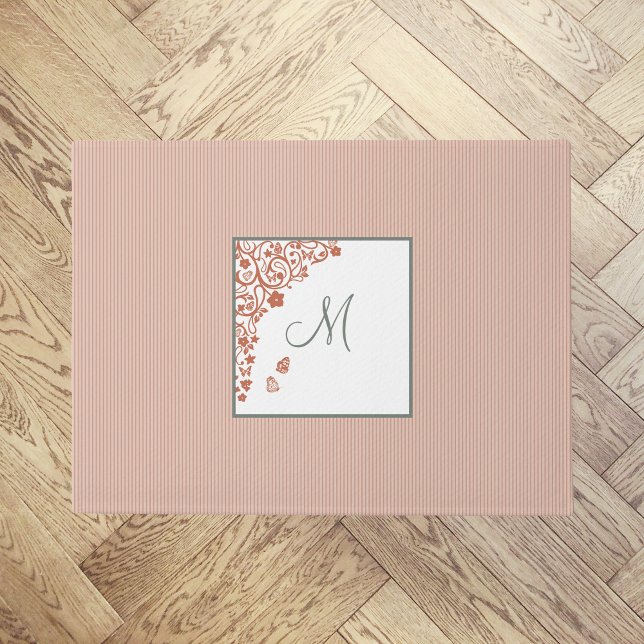 Monogram van het Manuscript van de Boterfly van de Deurmat (Creator heeft geüpload)