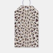 Monogram van het moderne kathedaap cadeaulabel (Achterkant)