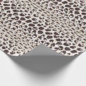 Monogram van het moderne kathedaap cadeaupapier (Hoek)