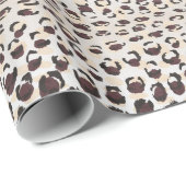 Monogram van het moderne kathedaap cadeaupapier (Rol Hoek)