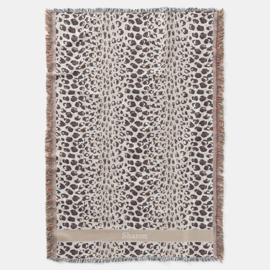 Monogram van het moderne kathedaap deken (Voorkant Verticaal)