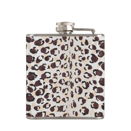 Monogram van het moderne kathedaap heupfles (Achterkant)