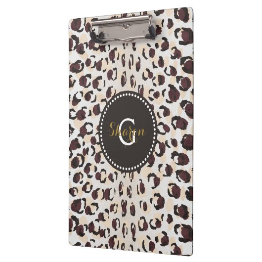 Monogram van het moderne kathedaap klembord (Links)