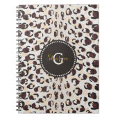 Monogram van het moderne kathedaap notitieboek (Voorkant)