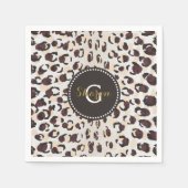 Monogram van het moderne kathedaap servetten (Voorkant)