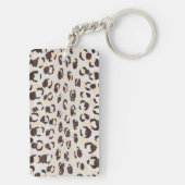 Monogram van het moderne kathedaap sleutelhanger (achterkant)