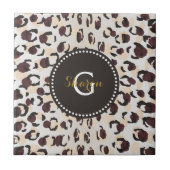 Monogram van het moderne kathedaap tegeltje (Voorkant)