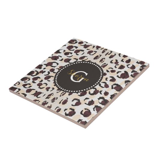 Monogram van het moderne kathedaap tegeltje (Zijkant)