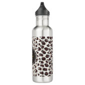 Monogram van het moderne kathedaap waterfles  (Rechts)