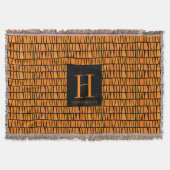 Monogram van het Oranje Domino-patroon, met Afrika Deken (Voorkant)