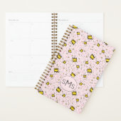 Monogram van het Patroon van de Krabbel van de Planner (Display)