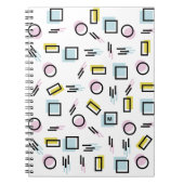 Monogram van het Patroon van de Vormen van de Notitieboek (Voorkant)