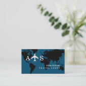 Monogram van het vliegtuig van de internationale r visitekaartje (Staand voorkant)