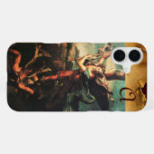 Monogram van St. MICHAEL ARCHANGEL die SATAN overw iPhone Hoesje (Achterkant horizontaal)