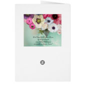 MONOGRAM VAN WITTE PINKROOIEN EN VAN ANEMONSENSTRO (Achterkant)