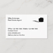 Monogram Vastgoed Visitekaartjes Stijl (Achterkant)
