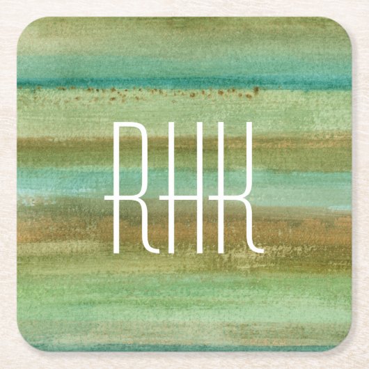 Monogram | Velden in voorjaar I Kartonnen Onderzetters (Voorkant)