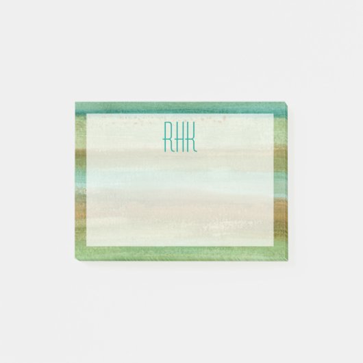 Monogram | Velden in voorjaar I Post-it® Notes (Voorkant)