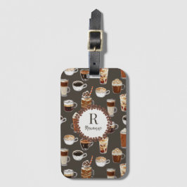 Monogram Venti Coffee Lover Bagagelabel