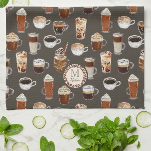 Monogram Venti Coffee Lover Theedoek (Gevouwen)
