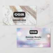 Monogram | verbreken visitekaartje (Voorkant / Achterkant)