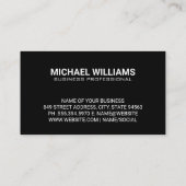 Monogram | Verf Textuur  Visitekaartje (Achterkant)