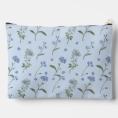 Monogram Vergeet me niet Blue Floral Waterverf Etui (Achterkant)