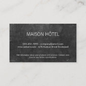 Monogram | Vergroting element (goud) Visitekaartje (Achterkant)