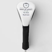 Monogram verjaardag vriend initiaal man van verdie golfheadcover (Voorkant)