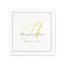 Monogram Verlichtend Geel en Grijs met Wit