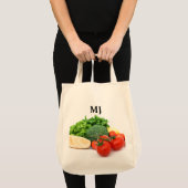 Monogram verse boodschappentas tote bag (Voorkant (product))