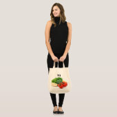 Monogram verse boodschappentas tote bag (Voorkant (model))