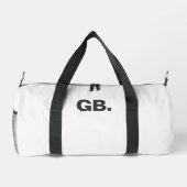 Monogram Vet Moderne Minimal Wit Plunjezak (Achterkant)