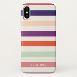 Monogram Vet Stripes Case-Mate iPhone Case