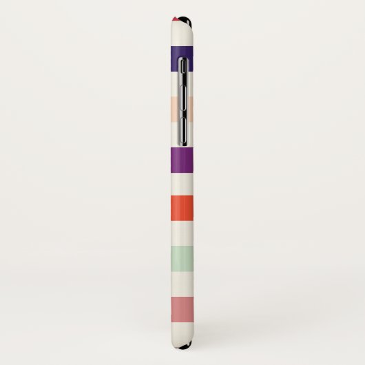 Monogram Vet Stripes Case-Mate iPhone Case (Achterkant/links)