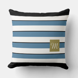 Monogram Vet Stripes Kussen