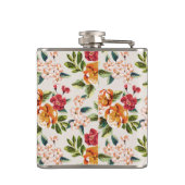 Monogram  Victoriaans Waterverf Floral Heupfles (Achterkant)