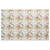 Monogram  Victoriaans Waterverf Floral Stof (Fat Quarter)