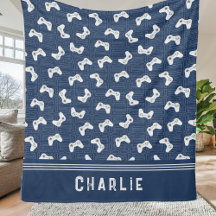 Monogram Video Gamer Patroon Aangepaste naam