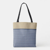 Monogram Vierkante Patroon Canvas tas (Achterkant)